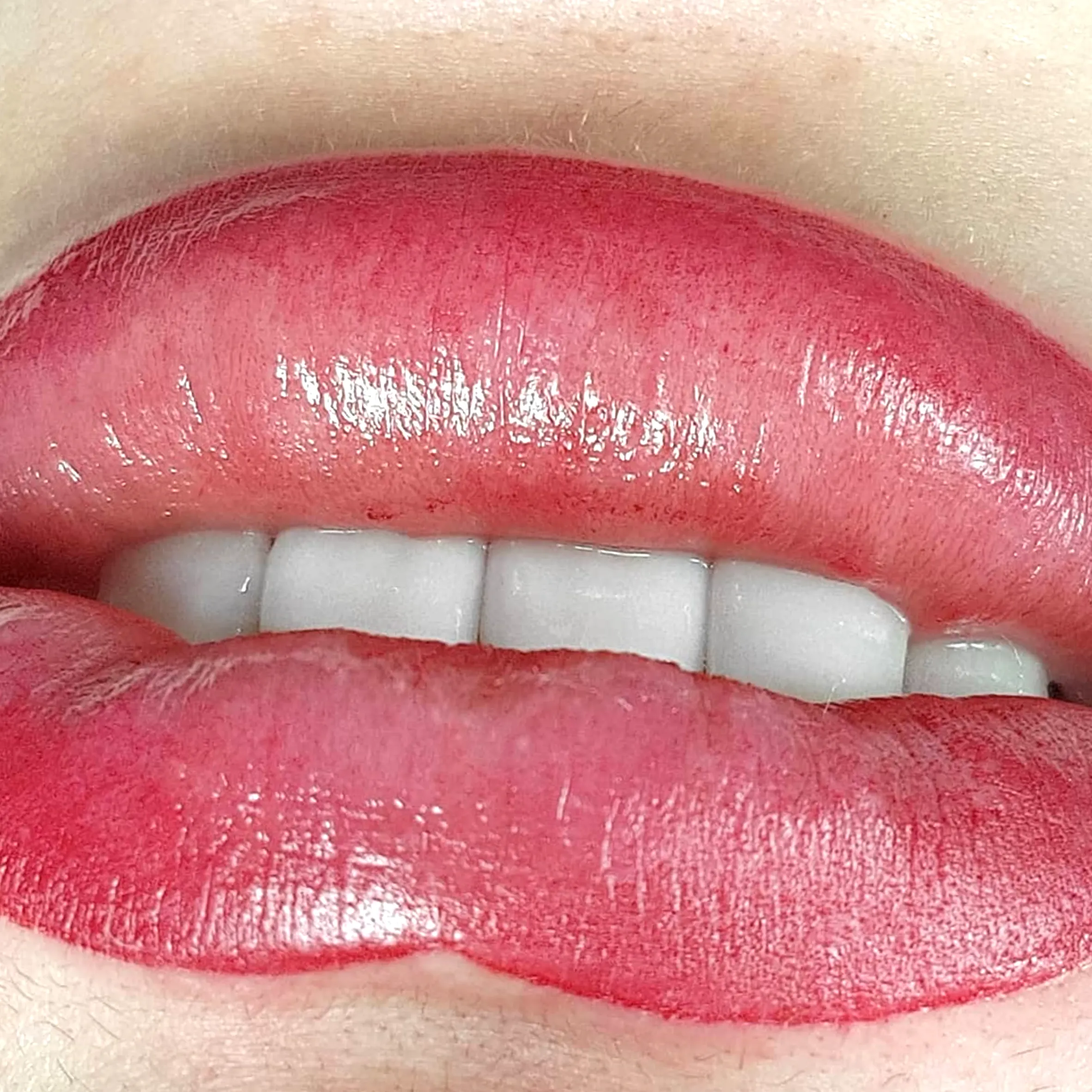 safe lip tattoo
